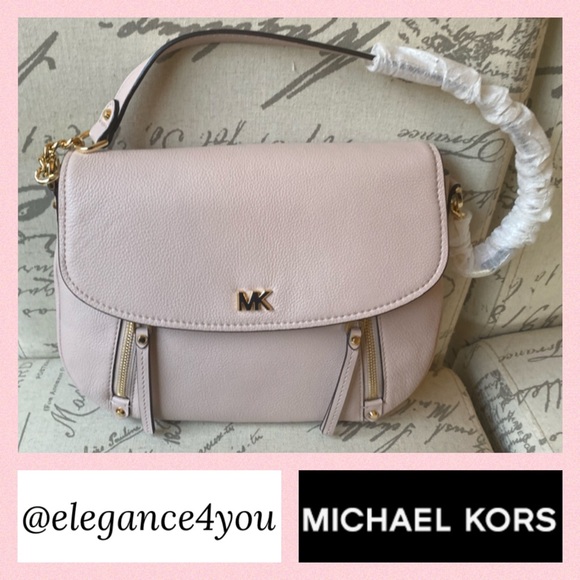 MICHAEL KORS✨Pretty Pebbled Leather Pink Purse NWT - Picture 1 of 12